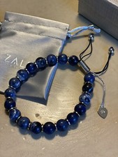 Shaquille O'Neal 10mm Sterling 925 Sodalite Bolo Bracelet