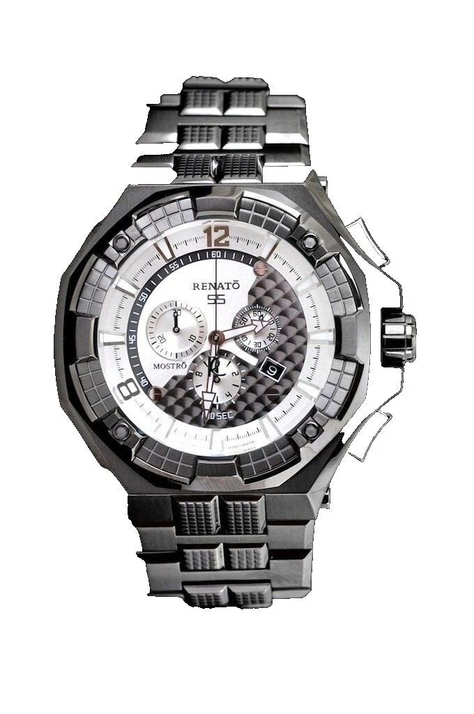 Banda de acero inoxidable Renato Cronógrafo Relojes de pulsera