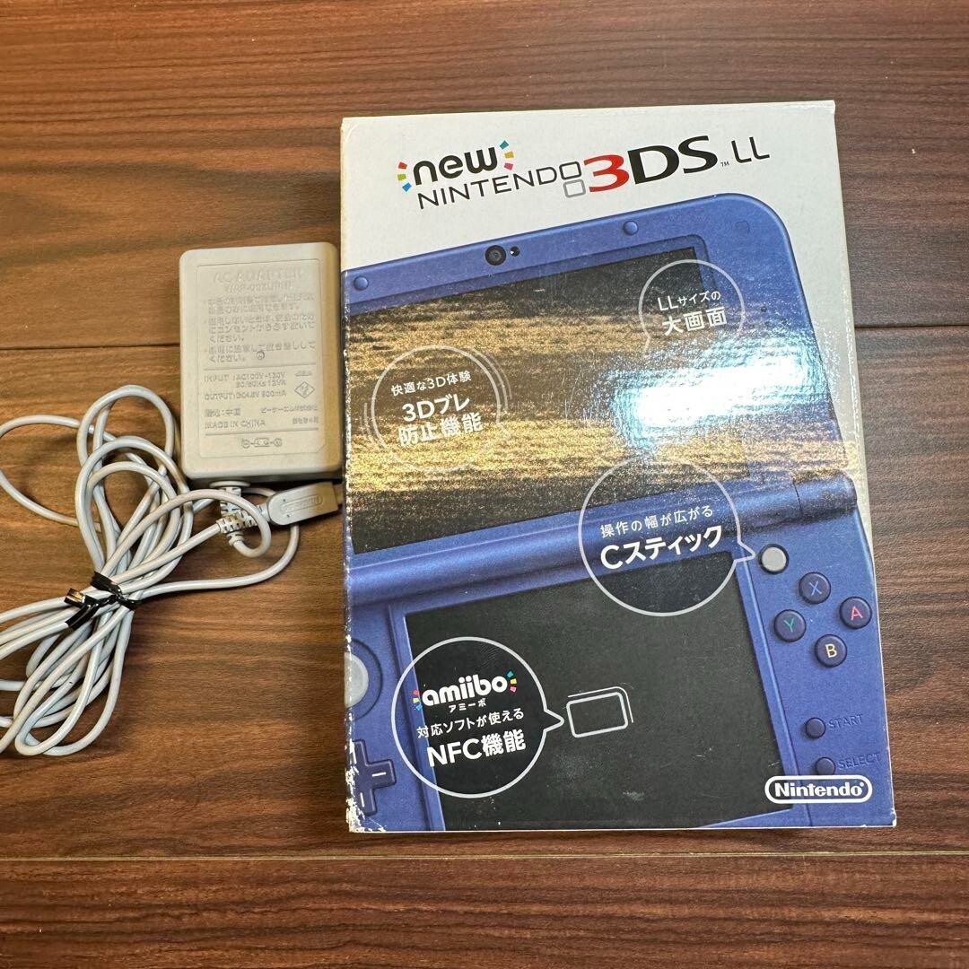 New Nintendo 3DS LL Metallic Blue 2879 From Japan