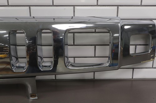 03-07 Hummer H2 Front Upper Bumper Grille Chrome *Damaged* - Picture 7 of 20