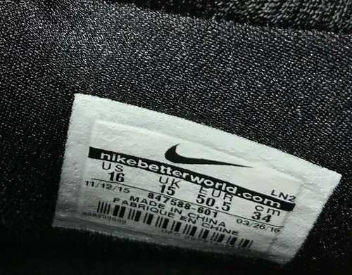 Nike Lunarbeast Elite Football Cleats 847588-601 Black/Red Size 16 - Picture 10 of 10
