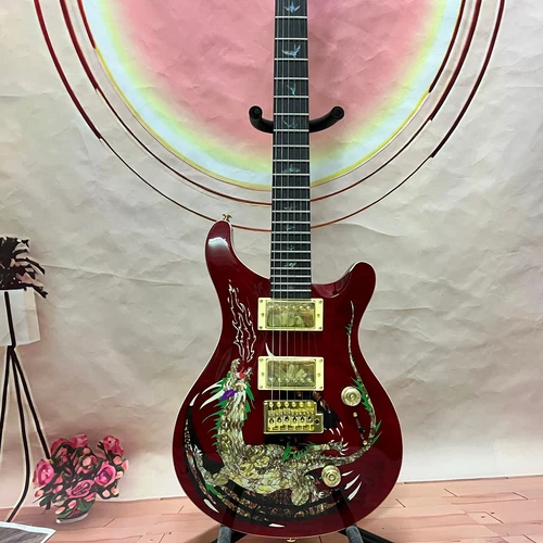 Standard Electric Guitar PRS 6 String Solid Body Mahogany Body & Neck HH Pickup