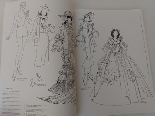 Paper Dolls Historic American Fashion Costume 20s 30s Speakeasy Western Lot - Picture 8 of 10
