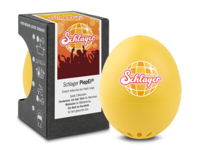 Brainstream PiepEi Schlager Piep Ei Eierkocher Frühstücksei 3 Härtegrade