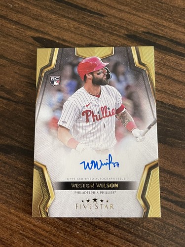 2024 Topps Five Star Weston Wilson Rookie Auto RC • #FSA-WW