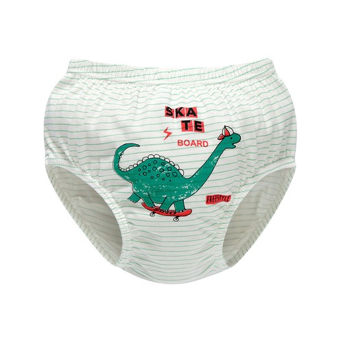 SKATE BOARD DINOS,, Size 6/8/10/12 BOY BRIEFS UNDERPANTS Underwear - Picture 5 of 6