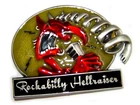 ROCKABILLY  HELLRAISER 3D Designed Super GREASER HOT ROD Special Edition Buckle!