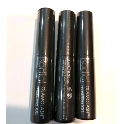 3 RODIAL Glamolash Mascara XXL in Black 6ml/0.2oz ea Travel Size