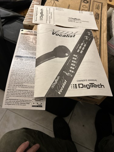 DigiTech 1996 Mv-5 Midi Vocalist Vocal Harmony Processor New In Box /Adaptor - Picture 9 of 12