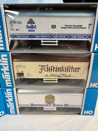 Marklin HO German Beer (Bier) Ten Car Assortment #58 New in Box! - Picture 4 of 5