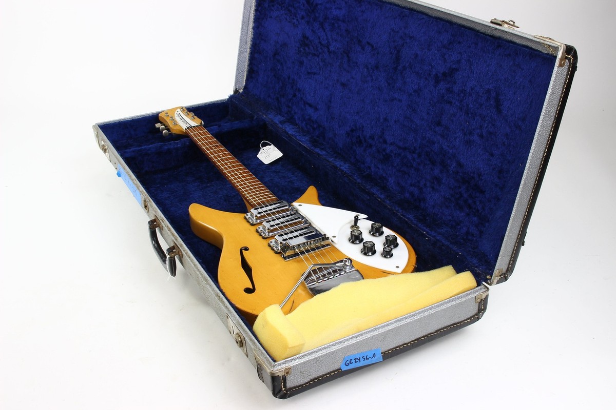 1966 Rickenbacker 325 Mapleglo Natural Vintage Electric Guitar w