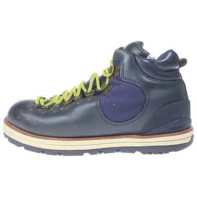 Visvim SERRA NAVY M9 Leather High Cut Sneakers US 09 Japanese Size
