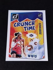 AALIYAH EDWARDS 2025 Donruss WNBA Basketball Card Crunch Time Insert #4 Mystics