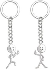 Valentines Day Gifts For Her Him Middle Finger Keychain For Friends Couples Girl