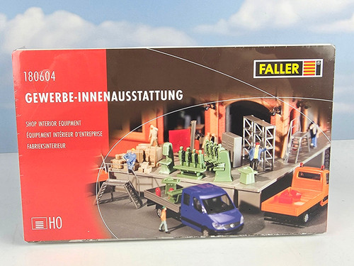 (8010) Faller H0 180604 Kit Interior Comercial Nuevo y EMBALAJE ORIGINAL | Condition: Neu