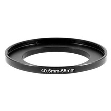 Metal Step Up Ring Adapter 40.5mm Male 55mm Female Stepping Camera Lens Filter