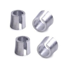 2 Pair Car Battery Terminal Shim, Lead Alloy Battery Terminal Adapter for 4PCS