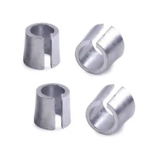 2 Pair Car Battery Terminal Shim, Lead Alloy Battery Terminal Adapter for 4PCS