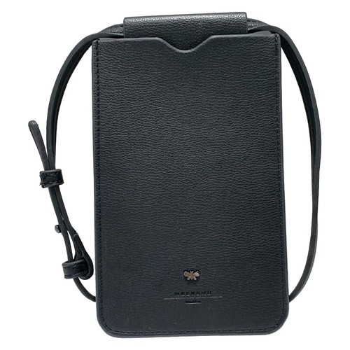 Auth Max Mara WEEKEND - Black Leather Shoulder Bag