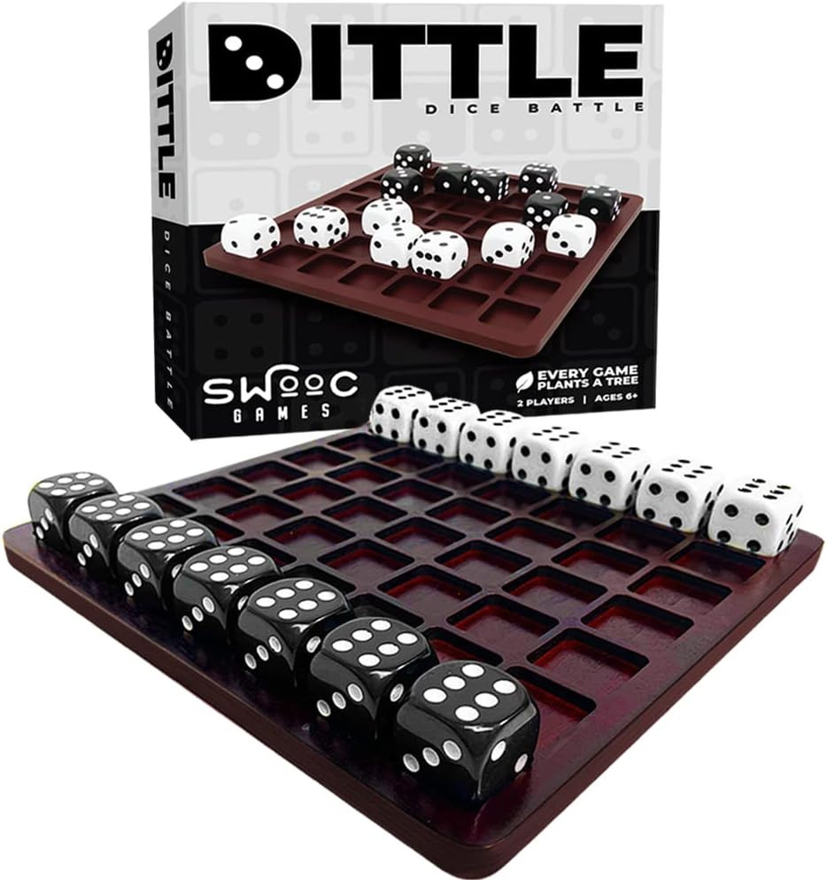 Dittle™- Dice Battle | 2 Player Dice Games for Adults | Adult Board Games for 2-image