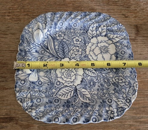Tiffany & Co Johnson Brothers Liberty Blue Square Salad Plate 7.5" - Picture 17 of 17
