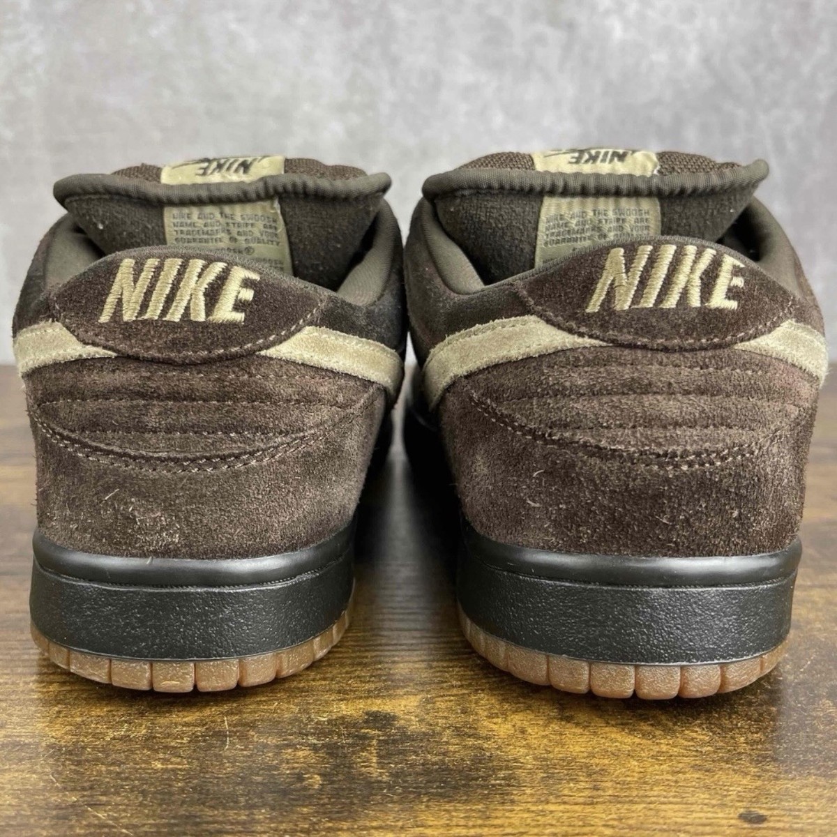 Nike Dunk Low Pro SB Dark Mocha Tweed Brown Size 9 304292-229