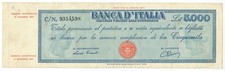 5000 LIRE TITOLO PROVVISORIO MEDUSA REPUBBLICA ITALIANA 17/12/1947 qBB