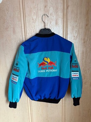 RED BULL SAUBER PETRONAS 90s F1 FORMULA BOMBER JACKET VINTAGE KIDS