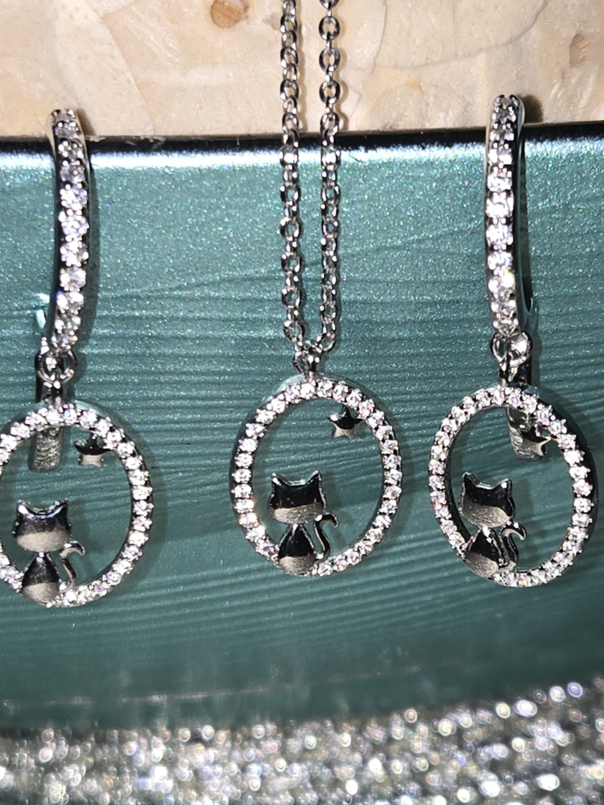 Stardust Collection: Celestial Blue Opal Crescent… - image 3