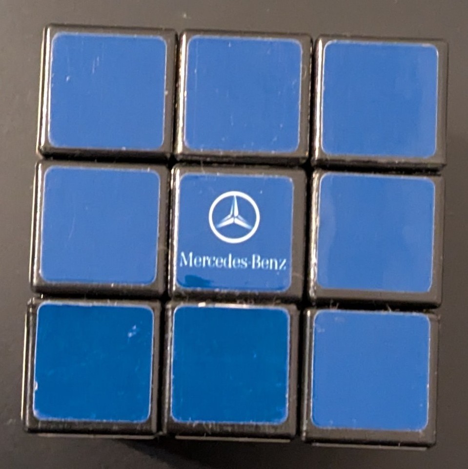 Mercedes Benz Logo Rubik’s Cube 3x3x3 Game. Unscrambled. | eBay UK