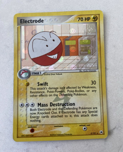 Electrode 5/101 EX Hidden Legends Holo Rare Pokémon TCG Card English 2004