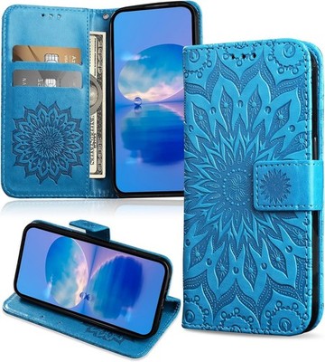 Hülle Flip für Honor 200 Lite 5G, Magnet PU Leder, Blau