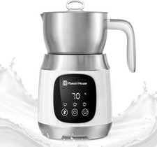 Maestri House Milk Frother with Variable Temperature and Foam Strength, 12-in-1