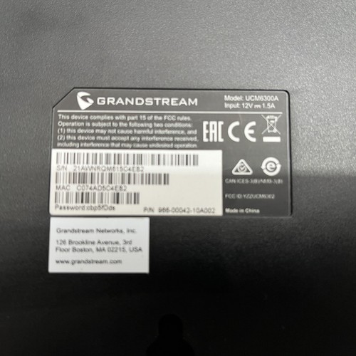 Grandstream UCM6300A IP PBX Audio Series Appliance Black Untested - 第 6/7 張圖片