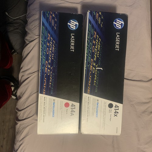 Jeu de toners d'origine HP 414X - noir et toner d'origine HP 414A - magenta les deux OEM