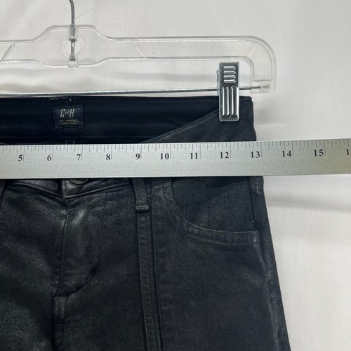 Citizens of Humanity Skinny Jeans Damen 25 Low Rise Waxed Denim Stretchy Schwarz - Bild 7 von 14