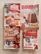 Lotto 3 Libri + Rivista Vorwerk RICETTARIO Bimby dolci vari