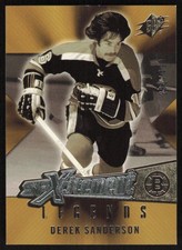 2005-06 SPx Xcitement Legends #XL-SA Derek Sanderson /499 Boston Bruins