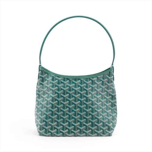 Goyard Bohème Mini PVC & leather Shoulder bag Green