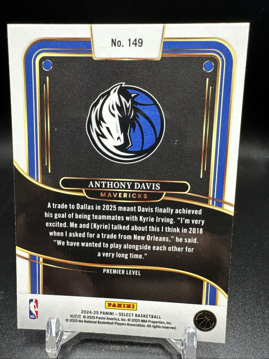 2024-25 Panini Select Basketball #149 Anthony Davis | eBay