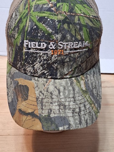 Field & Stream Hat Cap Adjustable Snapback Camo Mesh Heritage Reservation 1980 - 第 2/11 張圖片