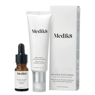 Medik8 Balance Moisturiser with Glycolic Acid Activator 50 ml