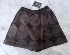 NWT Uniqlo x Marimekko Girls Fleece Mini Skort Dark Gray