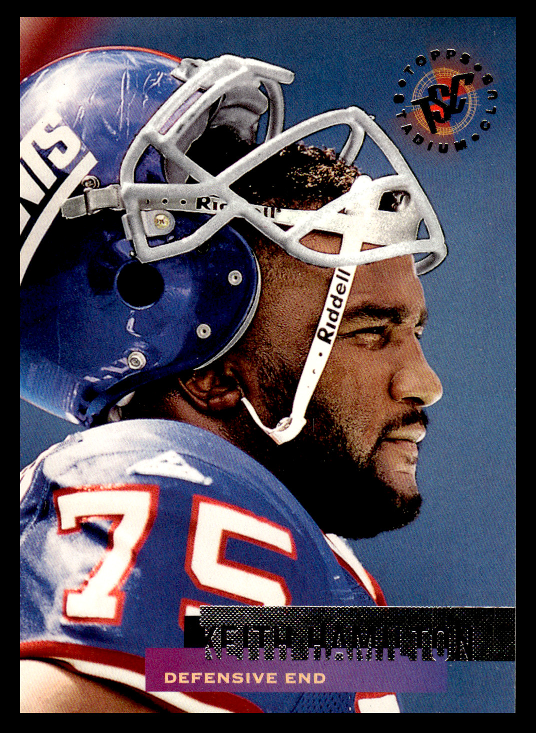 1995 Topps Stadium Club Keith Hamilton #144 New York Giants NFL Football Base