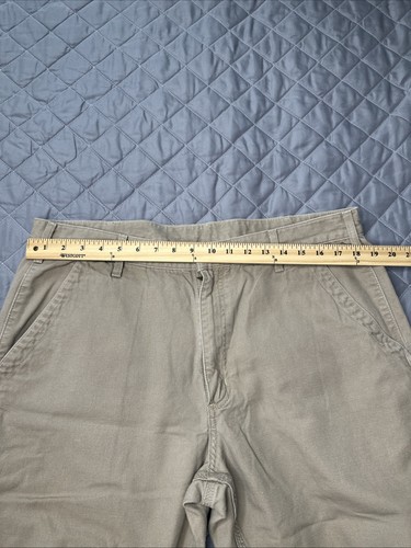 Carhartt Khaki Tan Canvas Work Pants 38x34 - Picture 5 of 7