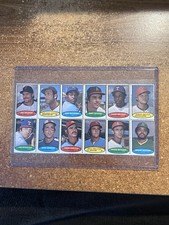 1974 Topps Stamps 12 Stamp Panel Orlando Cepeda Steve Carlton Reggie Jackson