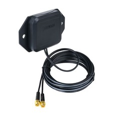 Dual-Band GPS/BeiDou 4G Antenna with 28dB LNA, 2x SMA Male,IP65 3M RG174 Cable