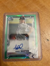 2021 Bowman Chrome Sandy Gaston 1st Bowman Auto Green 36/99