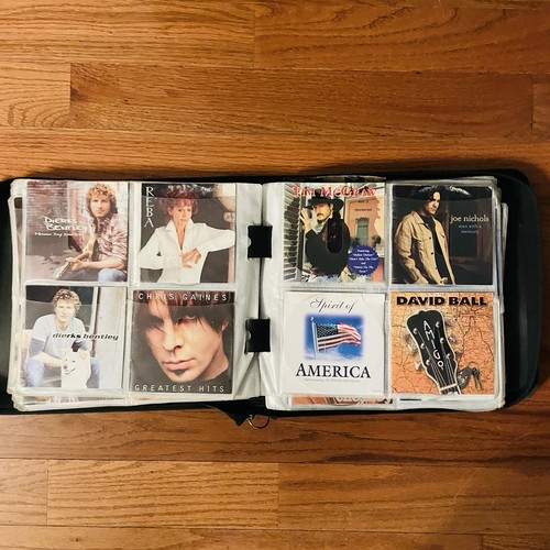 110+ Huge Lot Music CDs Country Pop Rock in Zipper Binder Book With Artwork! - Imagen 10 de 22