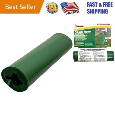 #ad #ad Versatile 12 Foot Green Drain Extender Rolls Out Automatically for Rainy Days $13.29
